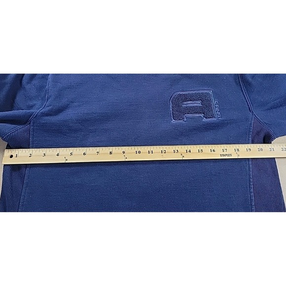 Vintage 90s Reebok Crewneck Sweatshirt Men LARGE Navy Embroidered AND1 - Picture 4 of 10